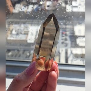 Natural Brazilian Citrine Tower Crystal Point 2.86 oz